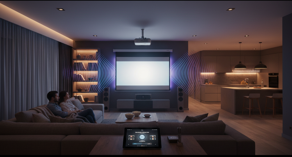 Une symphonie chez vous grâce à l’audio multiroom 1 installation home cinema PACA