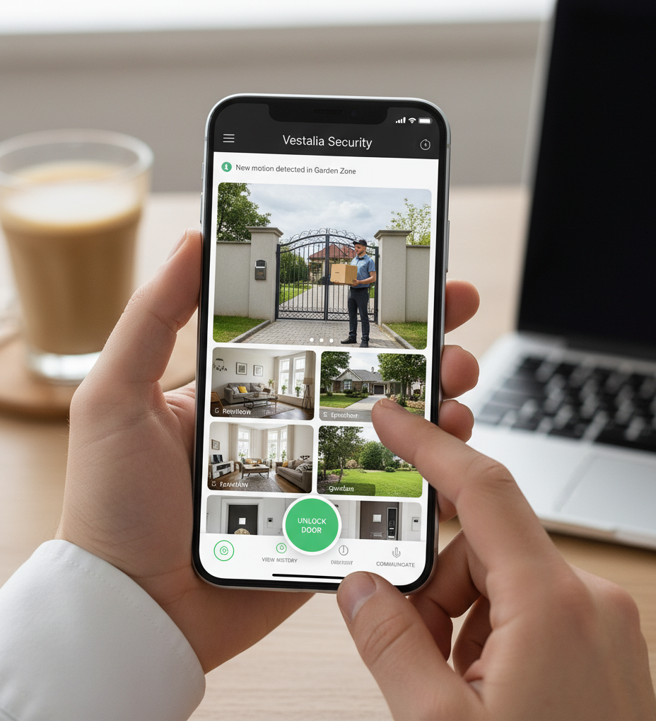 Protégez votre maison simplement avec la vidéosurveillance et l’interphonie 1 sécurité-maison-connectée