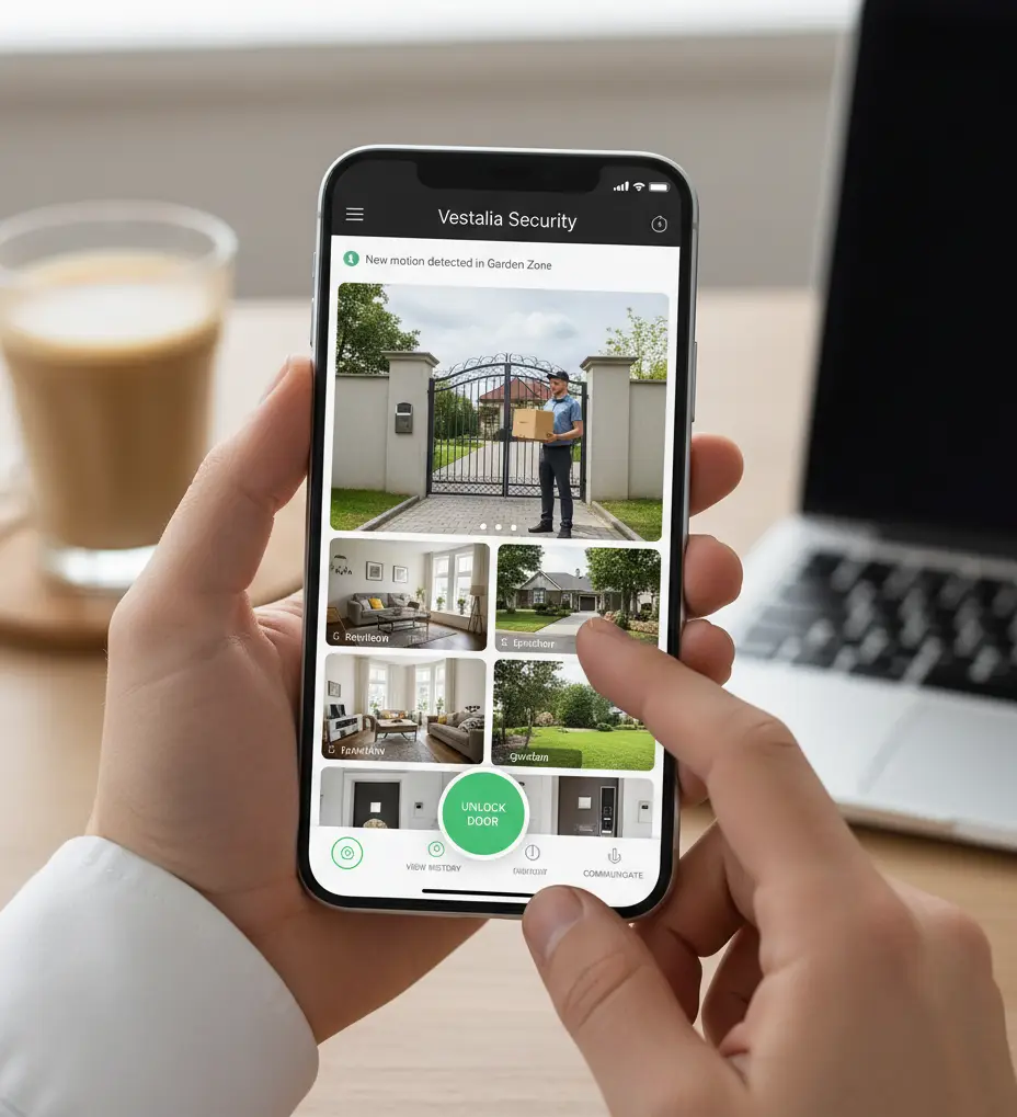 Protégez votre maison simplement avec la vidéosurveillance et l’interphonie 1 sécurité-maison-connectée