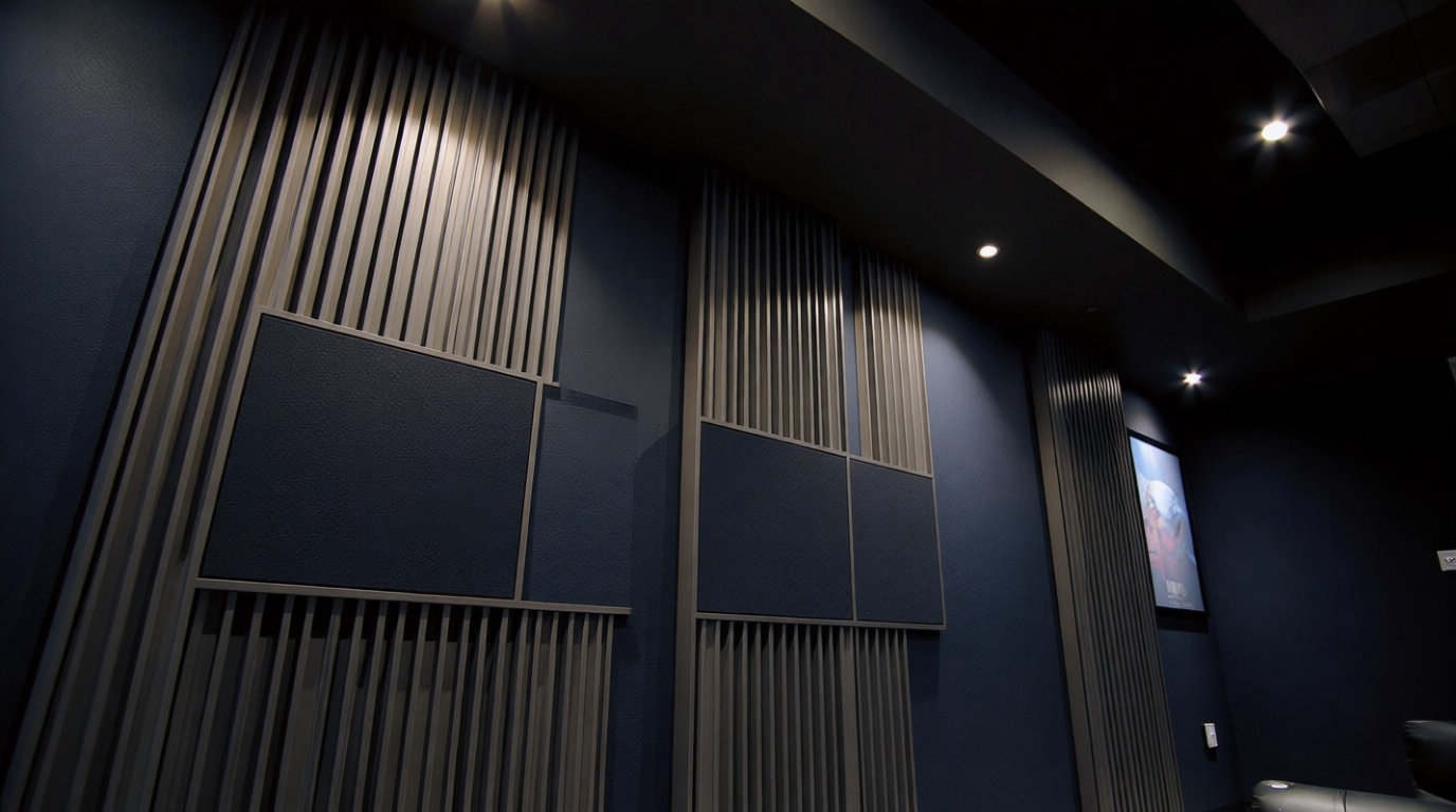 Prix d'une salle de cinéma privée maison haut de gamme 2 L’ingénierie acoustique : l'investissement qui définit la qualité finale