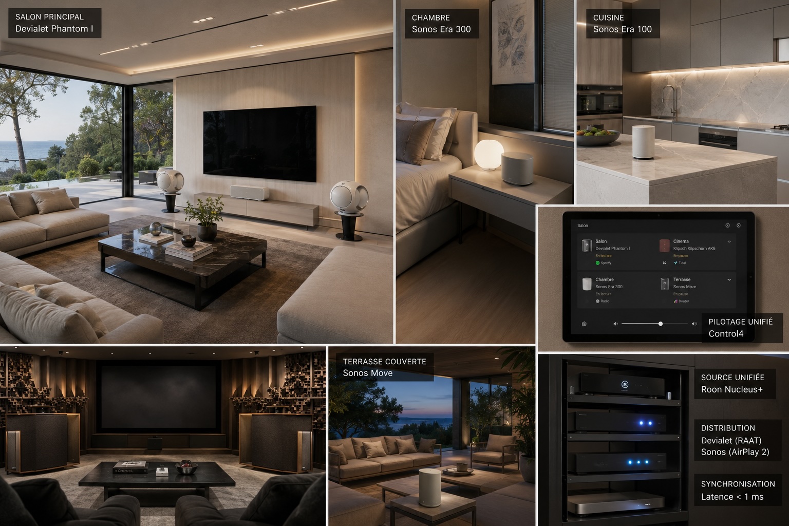 Devialet vs Sonos vs Klipsch : quel système audio pour une villa ? 3 Devialet vs Sonos vs Klipsch : quel système audio pour une villa ?
